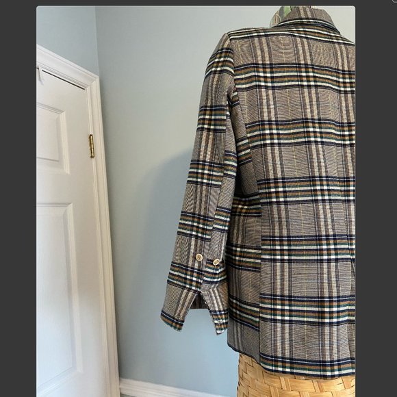 Plaid Blazer & Belt Bag Set – Women's Medium - Picture 9 of 13